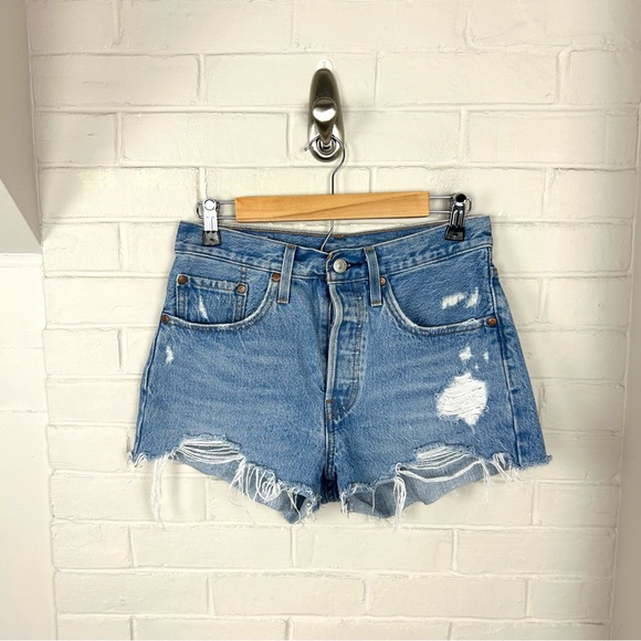 Levi's Pants - Levi’s Distressed Denim Cutoff Shorts Size 27
